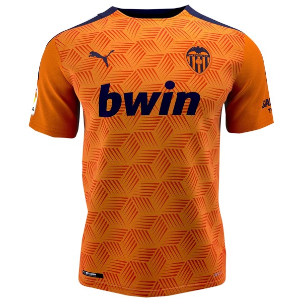 Tailandia Camiseta Valencia 2ª 2020-2021 Naranja